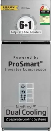 Voltas Beko RFF265C/2WPXIR0I0000GO 228 L 2 Star Double Door Refrigerator