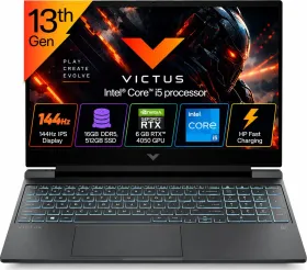 HP Victus 15-fa2650TX Gaming Laptop (13th Gen Core i5/ 16GB/ 512GB SSD/ Win11 Home/ 6GB RTX 4050)