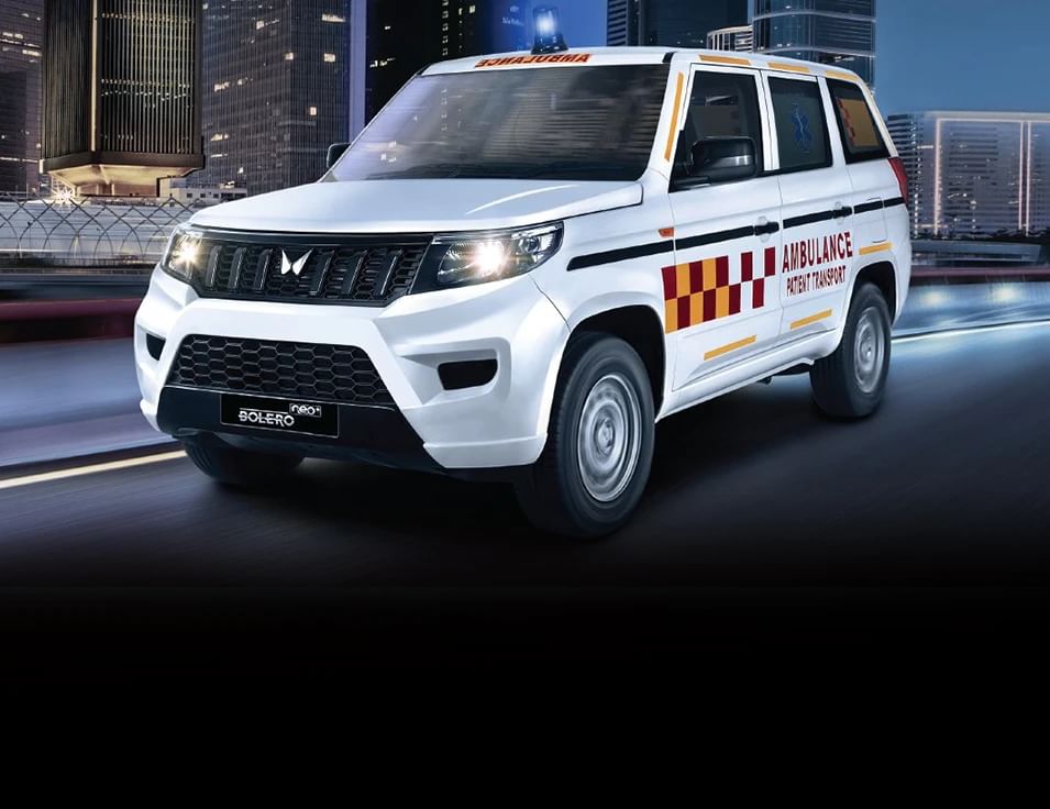 Mahindra Bolero Neo Plus Ambulance Price in India 2025, Full Specs ...