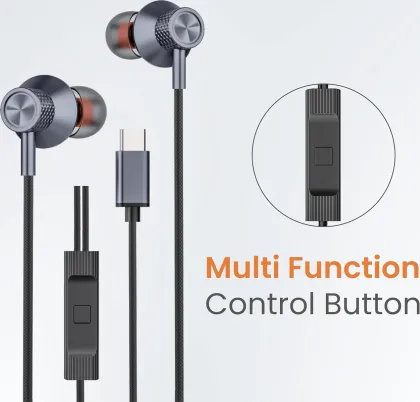 JUST CORSECA SyncBeat Type-C Wired Earphones