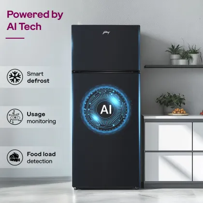 Godrej RF EON 331BN RCIT GP BK 308 L 2 Star Double Door Refrigerator