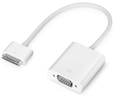 Apple MC552ZM/B Dock Connector to VGA Adapter