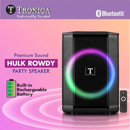 Tronica Hulk Rowdy PartyPal 80W Bluetooth Speaker