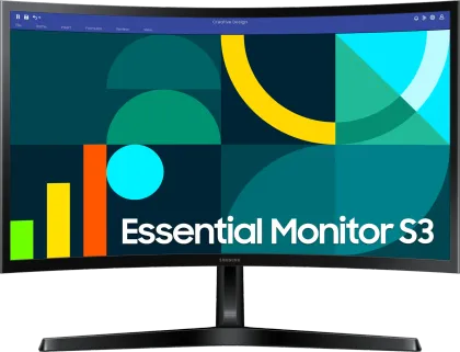 Samsung Essential S3 S36GD LS24D368GANXZA 24 inch Full HD Curved Monitor