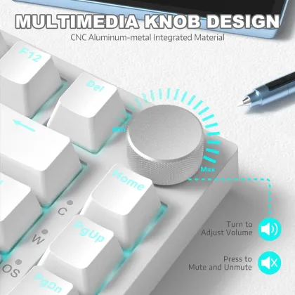 Attack Shark AK820 Wired Mechanical Keyboard - image 4
