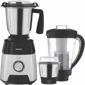 Borosil Silverline HAMG600W15 600 WJuicer Mixer Grinder (3 Jars)