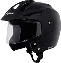 Vega Crux ISI Certified Flip-Up Helmet for Men (Black, Size:M)