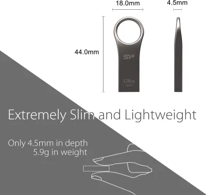 Silicon Power Jewel J80 128GB USB 3.2 Gen 1 Flash Drive - image 6