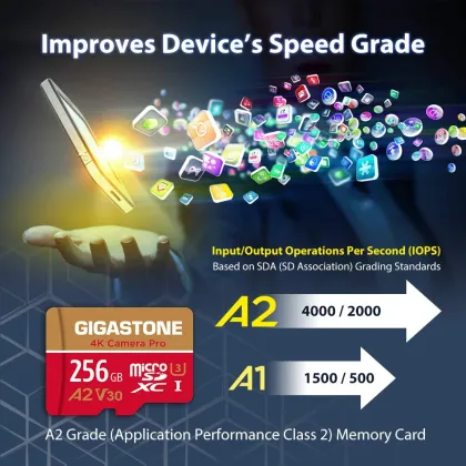 Gigastone ‎4K Camera Pro 256GB Micro SDXC UHS-1 Memory Card - image 4