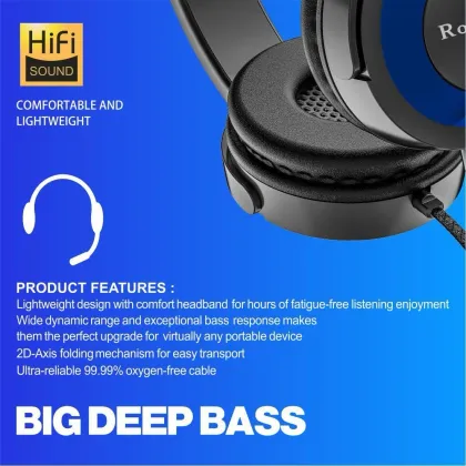 Robotek Lotus Wired Headphones