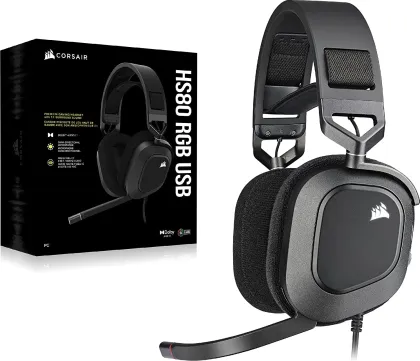 Corsair HS80 RGB Wired Gaming Headphones