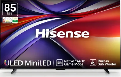 Hisense E8S 85 inch Ultra HD 4K Smart Mini LED TV (85E8S)