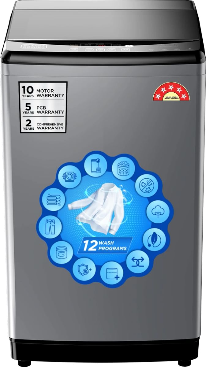 Black & Decker BXWDG21IH90ADIN 9 Kg Fully Automatic Top Load Washing