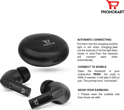 Phonokart ‎Park True Wireless Earbuds
