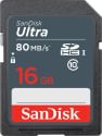 SanDisk Ultra 16 GB SDHC UHS-I Memory Card (80 MB/s)