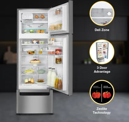 Whirlpool FP 263D PROTTON ROY 210 L Triple Door Refrigerator