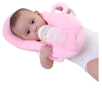 DearJoy Baby's Portable Self Feeding Support Pillow (Pink)