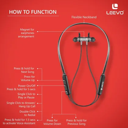 Leevo Dance Wireless Neckband