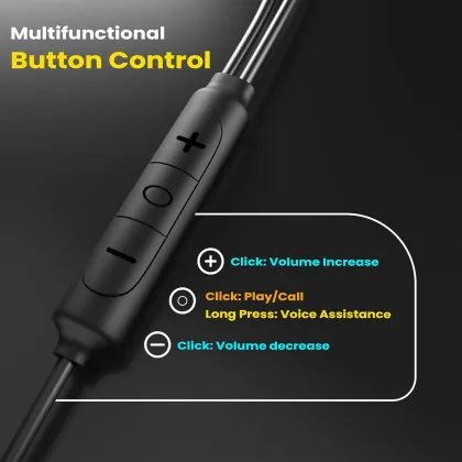 Kratos Tune V7 Type-C Wired Earphones