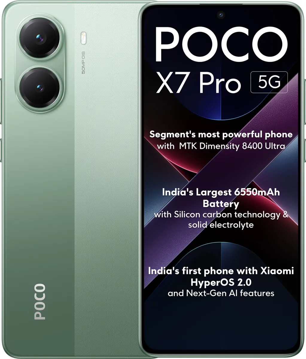 Poco X7 Pro (12GB RAM + 256GB) Price in India 2025, Full Specs