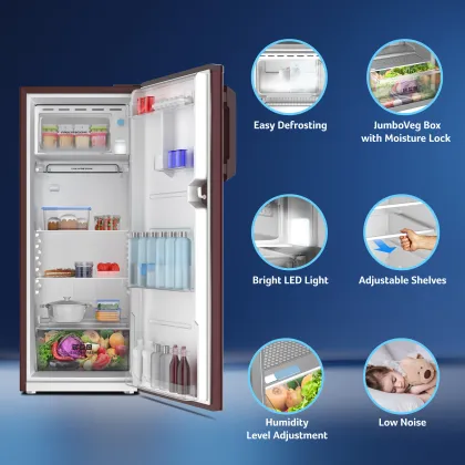 Acer AR190AD2FWTD 190 L 2 Star Single Door Refrigerator