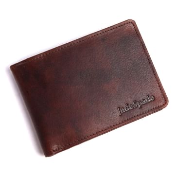 Jade Spade Pegasus Slim Two Tone Oily Genuine Leather Wallet for Men