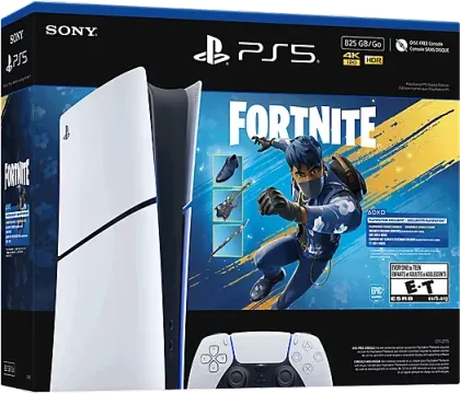 Sony PlayStation 5 Slim Digital Edition Gaming Console - Fortnite Flowering Chaos Bundle