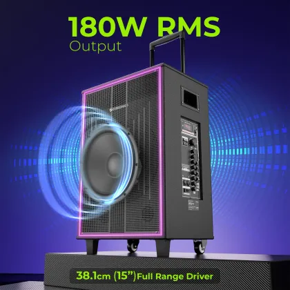 Zebronics Party Fyre 600 180W Bluetooth Speaker
