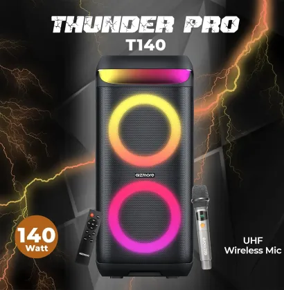 Gizmore Thunder PRO T140 140W Bluetooth Speaker