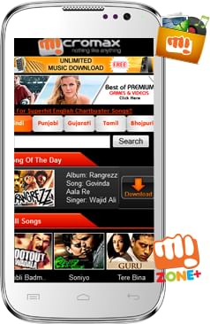 Micromax Canvas Music A88