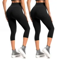 Women's Capri Leggings 2-Pack
