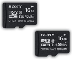 Sony MicroSDHC 16GB Class 10 (Pack of 2)