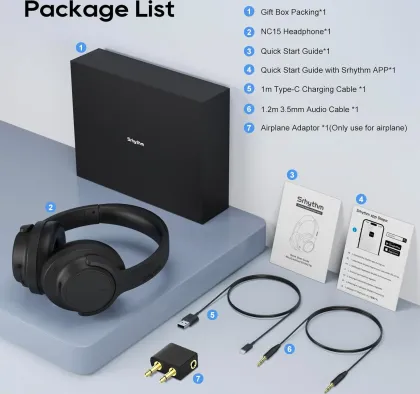 Srhythm NiceComfort 15 Wireless Headphones (2nd Gen)
