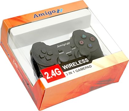 Amigo Wireless 3 in 1 Controller Gamepad (For PC, PS2, PS3)