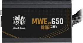Cooler Master MWE 650 Bronze-V3 80 Plus Bronze 650 Watts PSU