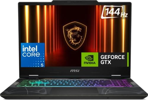 MSI Cyborg 15 B2RWEKG-217IN Gaming Laptop (Intel Core 5 210H/ 16GB/ 512GB/ Win 11/ 8GB RTX 5050)