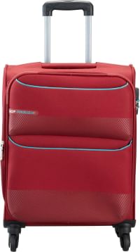 VIP Essencia Durable Polyester Soft Sided Cabin Luggage (69cm, Red)