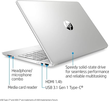 HP 15-dy1036nr Notebook (10th Gen Core i5/ 8GB/ 256GB SSD/ Win10 Home)
