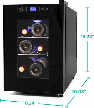 BLACK+DECKER BD60016 6 Bottle Wine Fridge