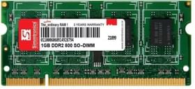 SIMMTRONICS 1 GB DDR2 Single Channel Laptop RAM (800 MHz)