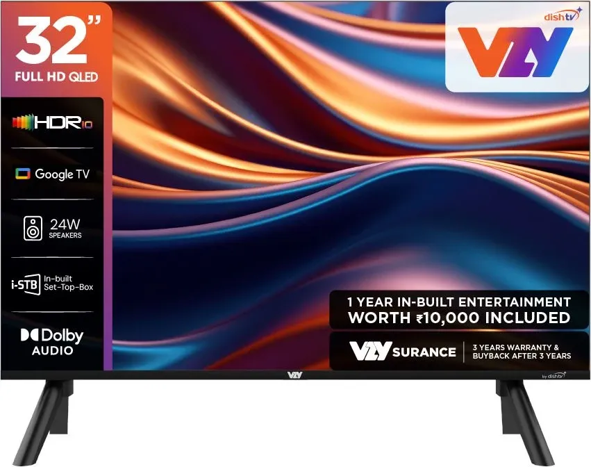 VZY W32FHQG5 32 inch Full HD Smart QLED TV - Price in India (Jul