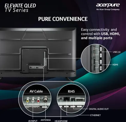 Acerpure Elevate Series 43 inch Ultra HD 4K Smart QLED TV (AP43UG51QEVTD)