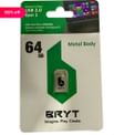BRYT M-2.0 64GB USB 2.0 Gen 1 Pen Drive (Silver)