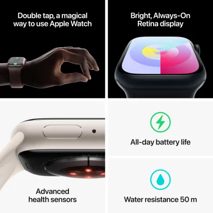 Apple Watch Series 9 45mm Stainless Steel (GPS + Cellular)