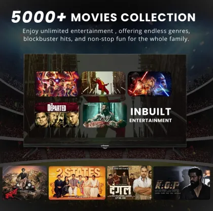 Uniboom UltraMax 40 inch Full HD Smart LED TV (40S-ULT-AED)