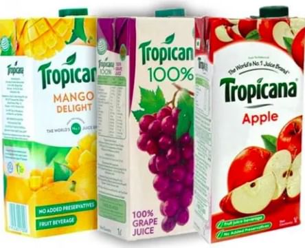 Tropicana Juice Fruit Drinks 1 Ltr, Pack of 2 at Flat Rs. 99