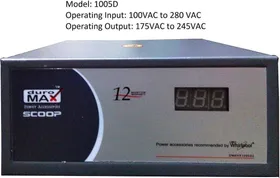 Whirlpool DMN-VX1005-D2 Voltage Stabilizer