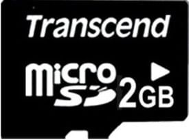 Transcend Memory Card MicroSDHC 2GB (Class 2)