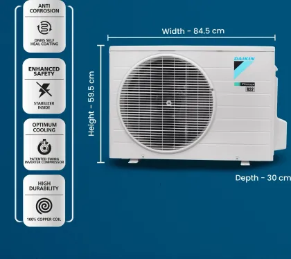 Daikin FTKL50UV16VAF 1.5 Ton 3 Star 2024 Inverter Split AC