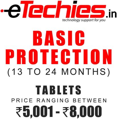 Etechies Tablets 1 Year Extended Basic Protection For Device Worth Rs 5001 - 8000